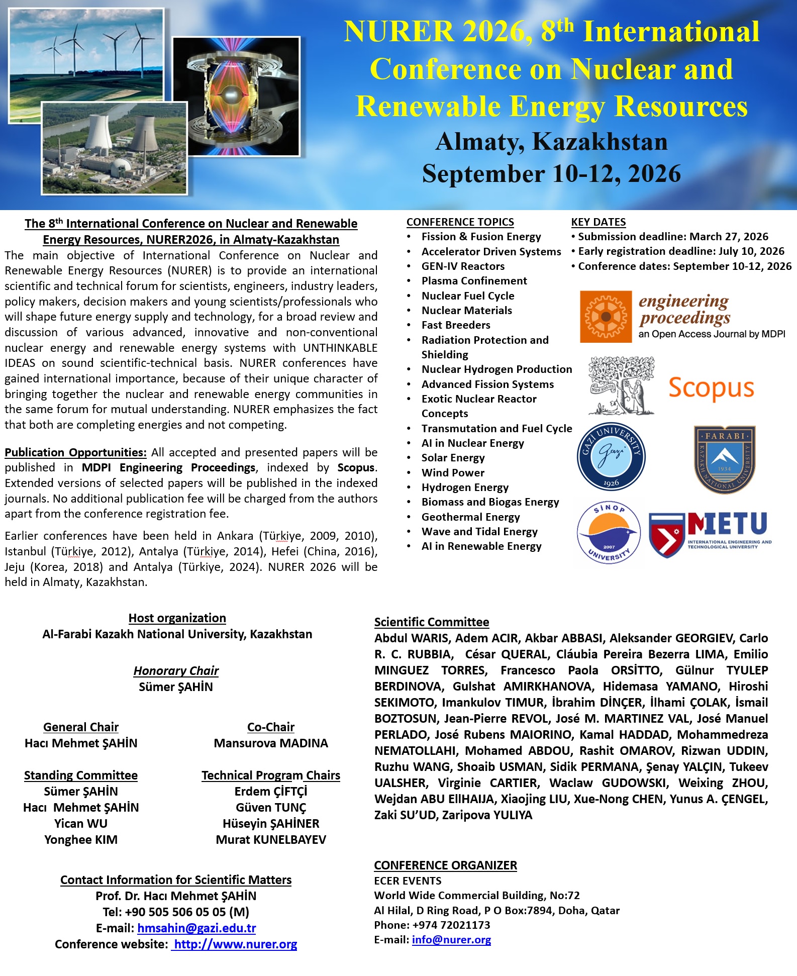 NURER Conference - Energy Landscape